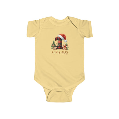 Christmas Infant Bodysuit, Baby 1st, First Christmas