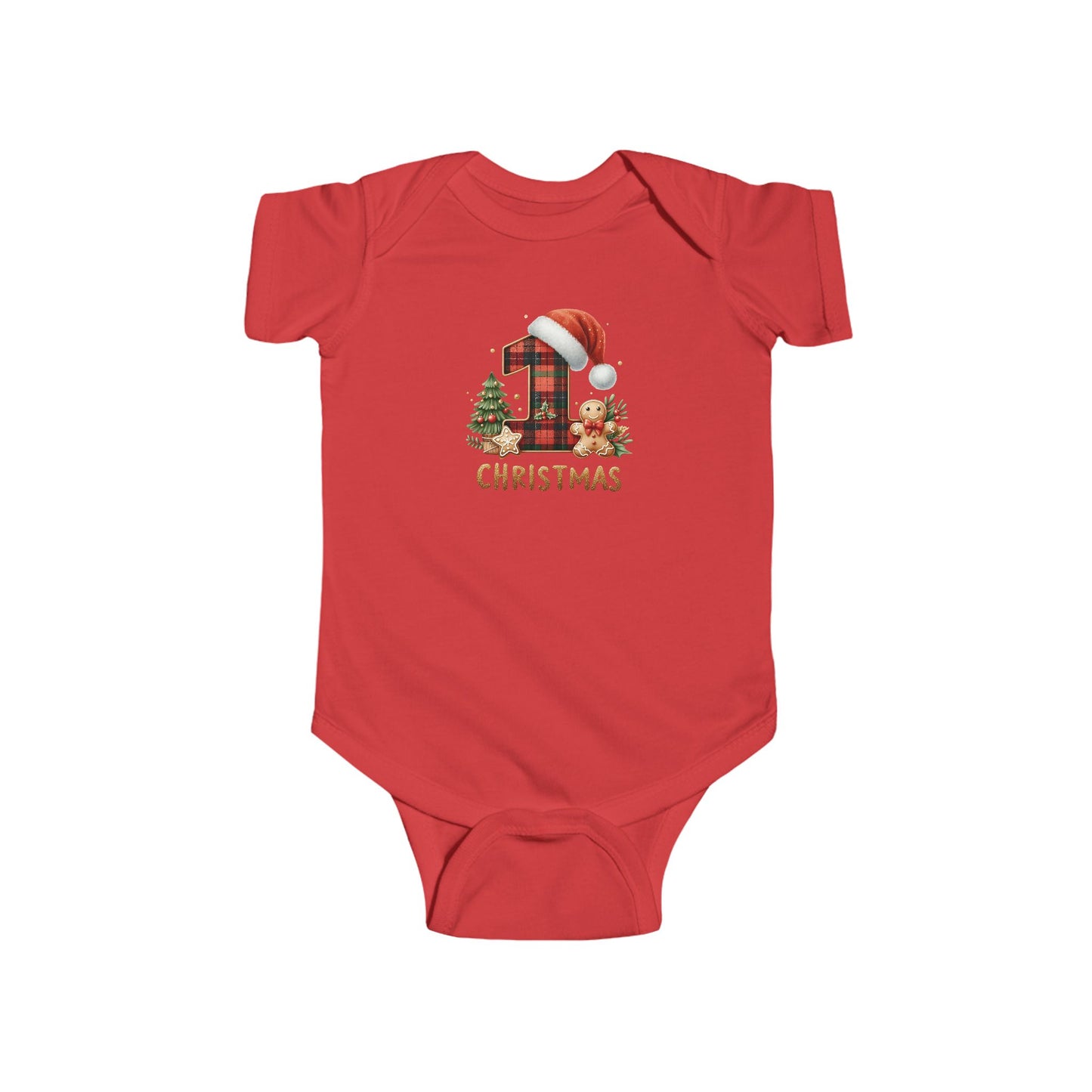 Christmas Infant Bodysuit, Baby 1st, First Christmas