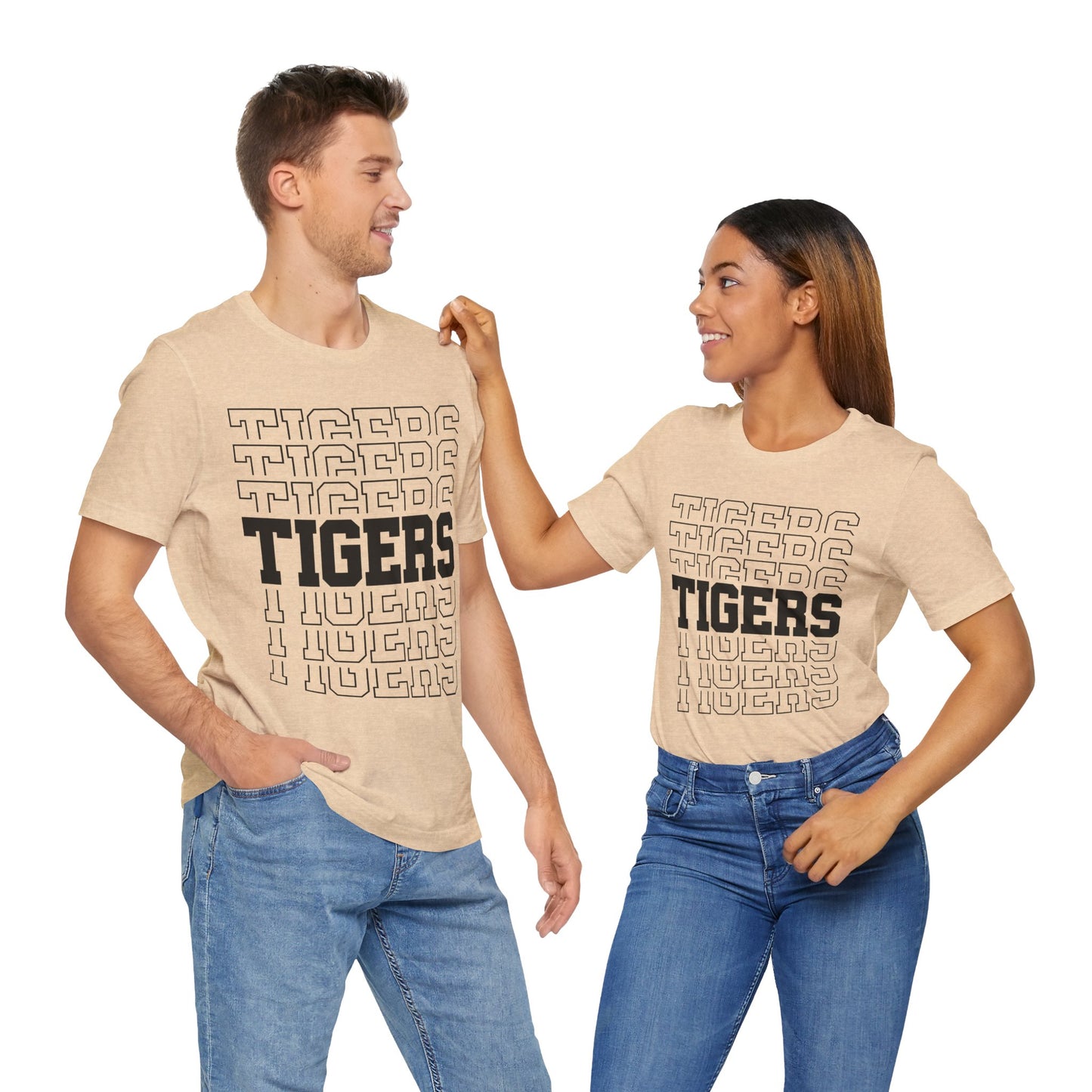 His or Hers Tigers Graphic Tee, Casual Wear, LSU, Baton Rouge