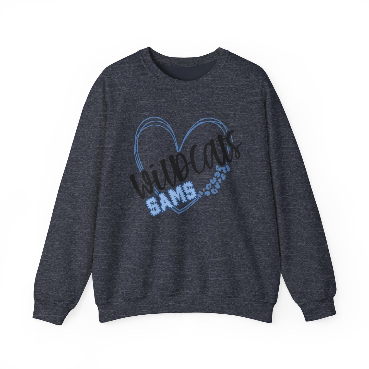 SAMS Wildcats Crewneck Sweatshirt with Heart Design, Comfortable Unisex Sweatshirt, Perfect Gift for School Spirit, Cozy Casual Wear, Great [...]