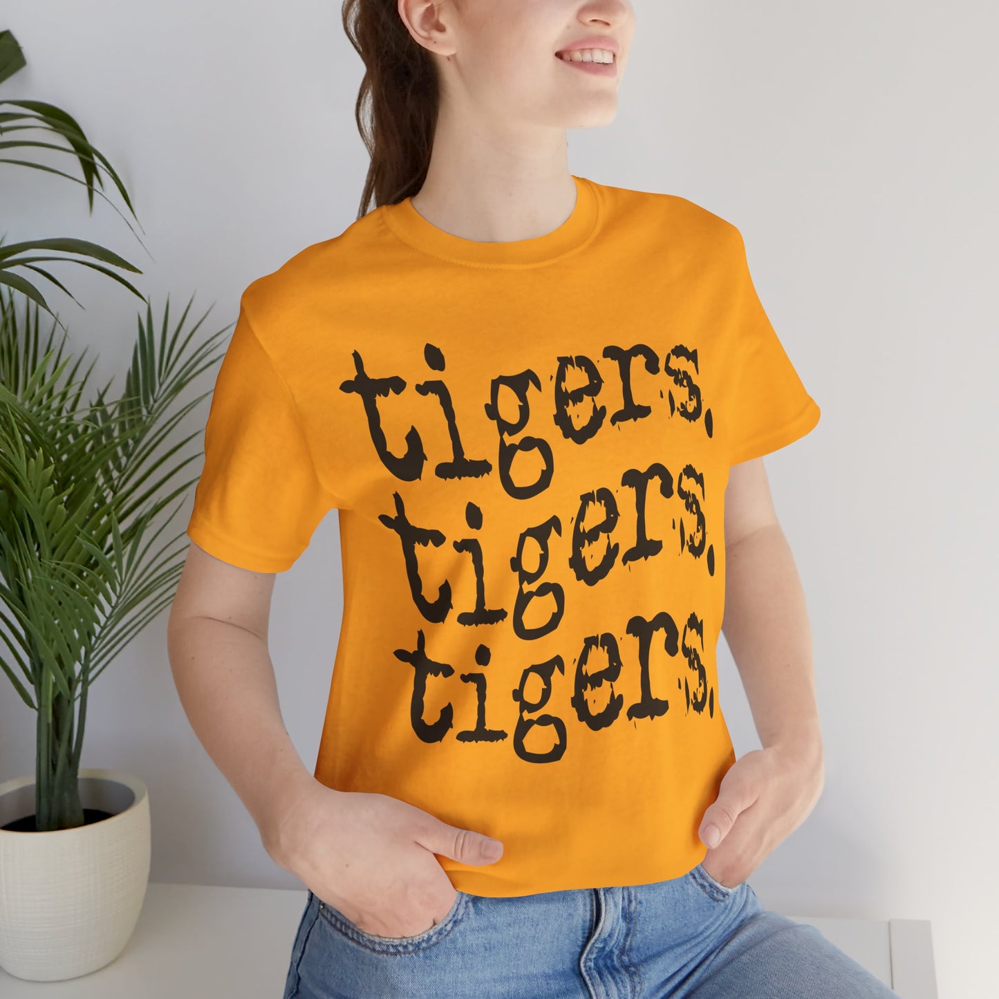 Tigers, Stacked, Tshirt, Unisex, Period, LSU