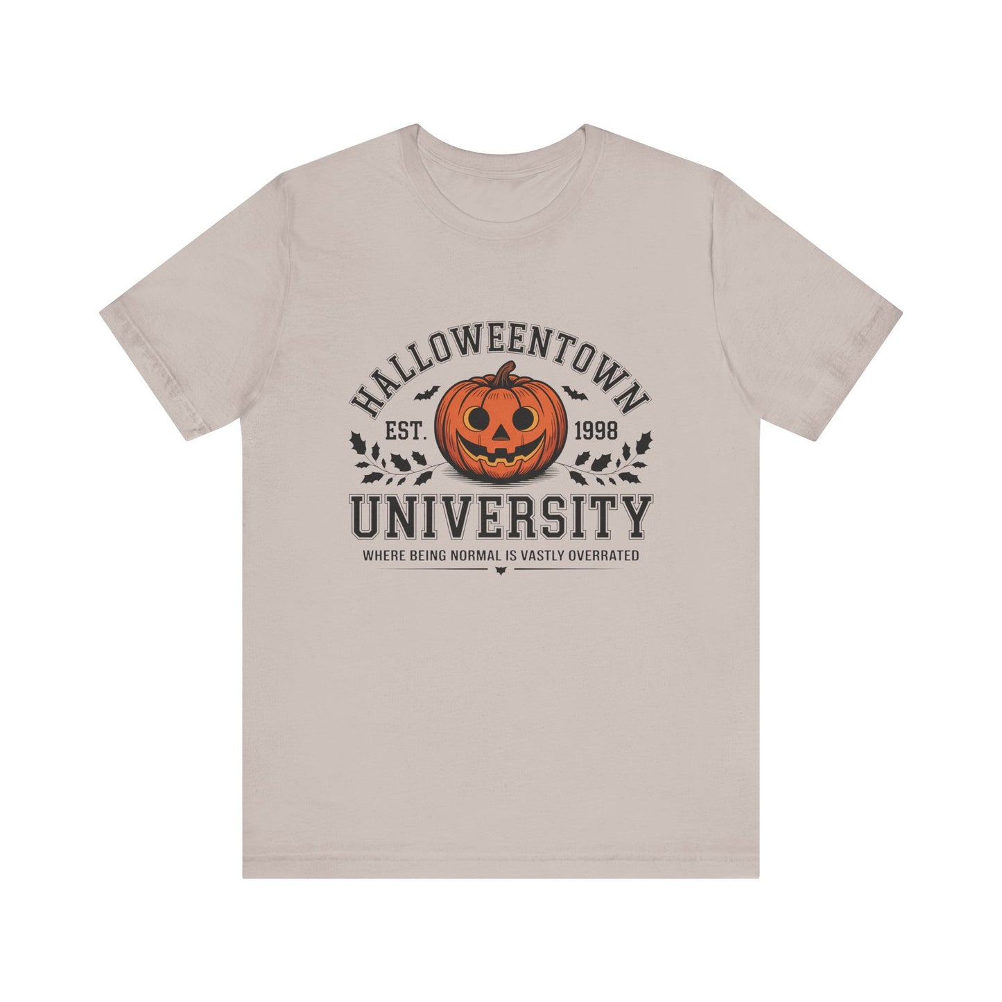 Halloween Pumpkin University Tee, spooky, fall