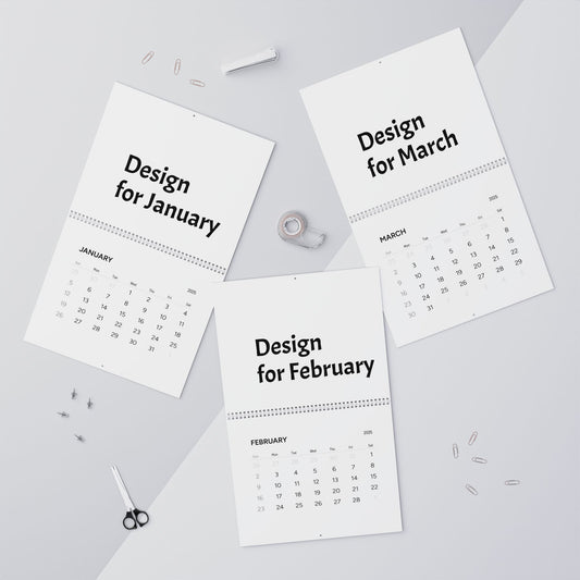 Personalized 2026 Wall Calendar, Minimalist Calendar, Yearly Planner, Home Office Decor, Monthly Organizer, Gift for Her, Desk Calendar