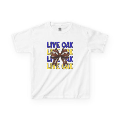 Live Oak Eagles Football Tee for Kids, Youth Sports Shirt, Fun Game Day Outfit, Birthday Gift, Team Spirit Apparel, Family Sportswear