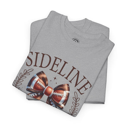 Sideline Social Club Tee, Unisex Heavy Cotton Shirt, Perfect for Game Days, Sports Fans, Casual Wear, Unique Gift Idea, Football