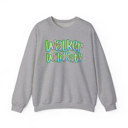 Walker Wildcats Crewneck Sweatshirt, Cozy Unisex Sweatshirt, Perfect Gift for Birthdays, Casual Wear, Wildcat Theme Apparel, Walker, La WHS, WJH