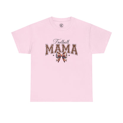 Football Mama Unisex Heavy Cotton Tee | Perfect for Game Day, Sports Events, Gifts for Moms, Casual Wear, Tailgate Parties