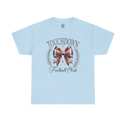 Touchdown Football Club Unisex Cotton Tee - Perfect for Game Day, Sports Fans, Gifts for Coaches, Tailgating, Football Season