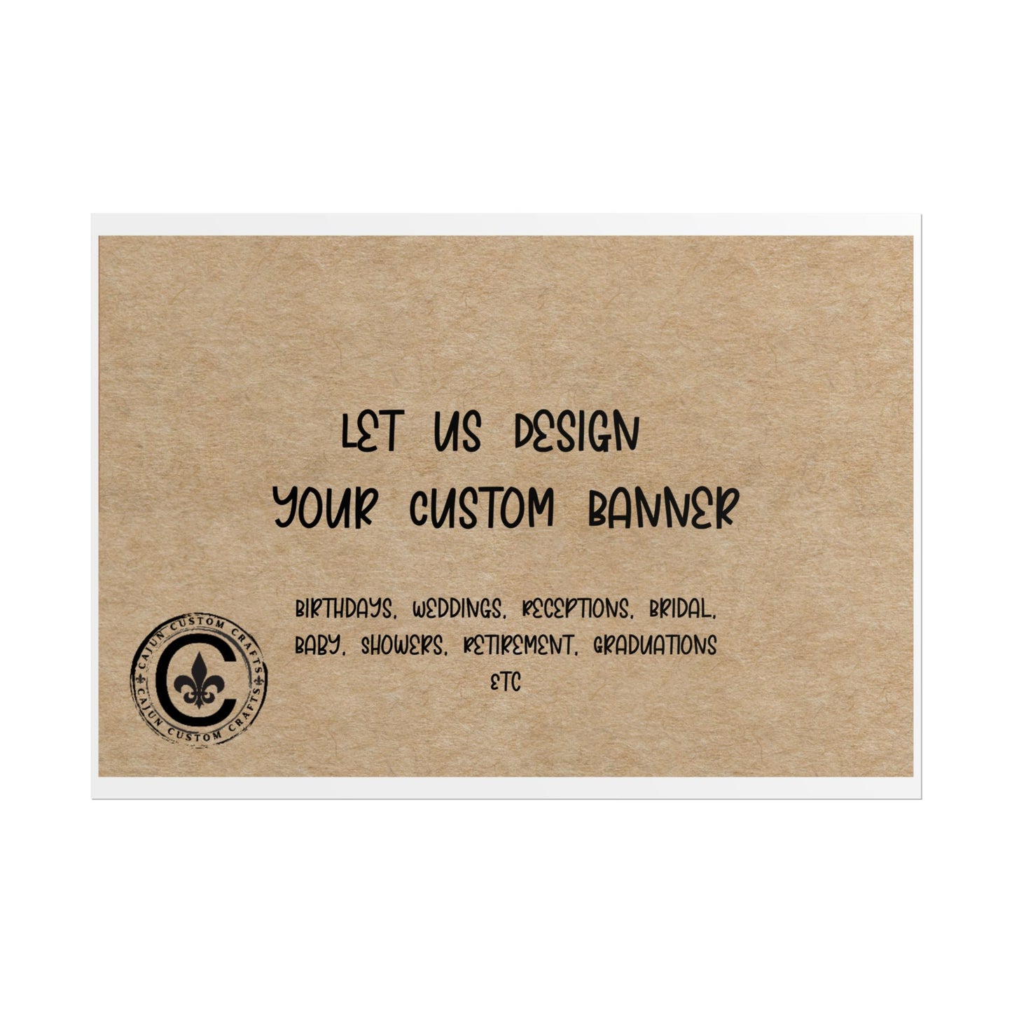 Personalized Rolled Banners for Weddings, Birthdays, Graduations, Celebrations, Unique Event Decor