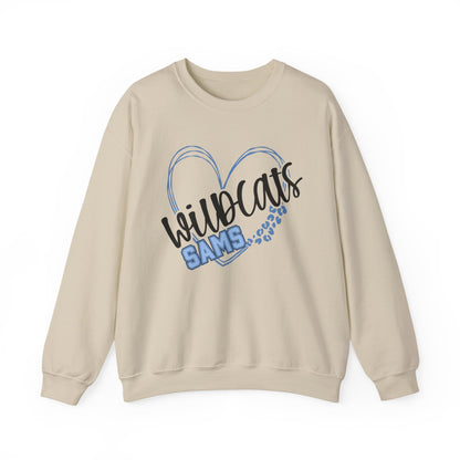 SAMS Wildcats Crewneck Sweatshirt with Heart Design, Comfortable Unisex Sweatshirt, Perfect Gift for School Spirit, Cozy Casual Wear, Great [...]