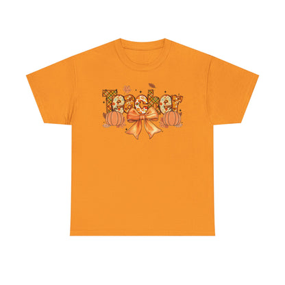 Charming Teacher Tee: Fall Vibes, Unisex Cotton Shirt, Perfect Gift for Educators, Halloween, Thanksgiving, Back to School