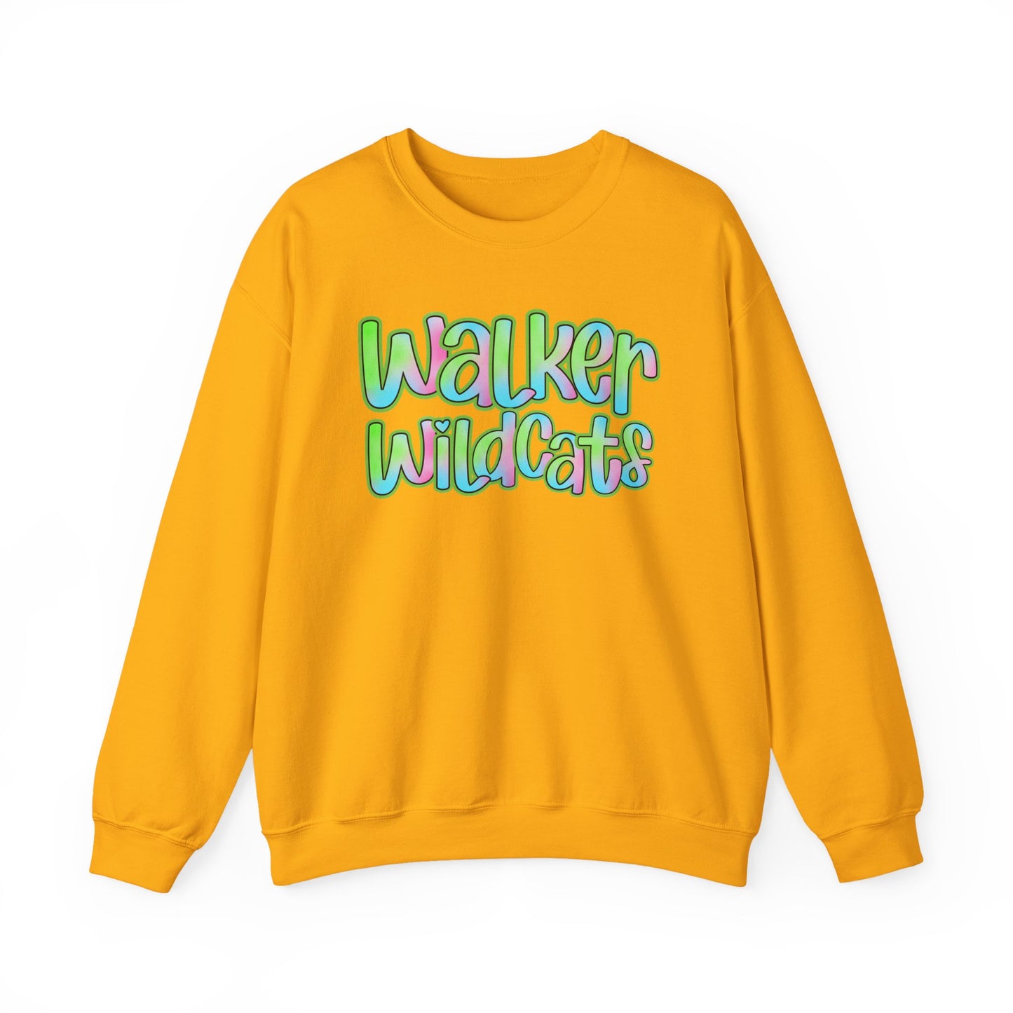 Walker Wildcats Crewneck Sweatshirt, Cozy Unisex Sweatshirt, Perfect Gift for Birthdays, Casual Wear, Wildcat Theme Apparel, Walker, La WHS, WJH