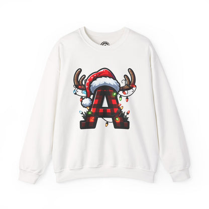 Festive Monogram A Christmas Sweatshirt, Cozy Holiday Crewneck, Personalized Gift for Him/Her, Perfect for Winter Celebrations, Family [...]
