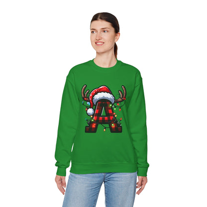 Festive Monogram A Christmas Sweatshirt, Cozy Holiday Crewneck, Personalized Gift for Him/Her, Perfect for Winter Celebrations, Family [...]