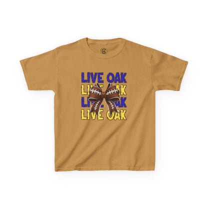 Live Oak Eagles Football Tee for Kids, Youth Sports Shirt, Fun Game Day Outfit, Birthday Gift, Team Spirit Apparel, Family Sportswear