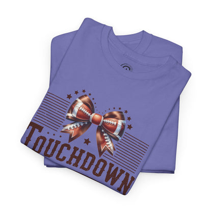 Touchdown Season Unisex Heavy Cotton Tee, Football Fan Shirt, Game Day Outfit, Sports Tee, Gift for Fans