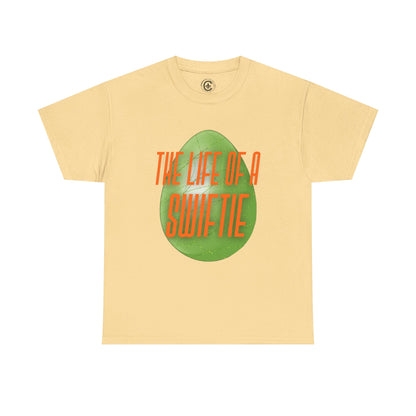 The life of a Swiftie with a green glitter easter egg - Unisex Heavy Cotton T-Shirt Music Lover Shirt, TS12 12 Swiftie