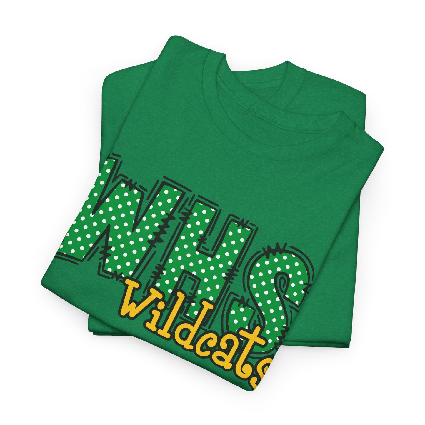 WHS Wildcats Unisex Heavy Cotton Tee | School Spirit Shirt, Team Apparel, Graphic Tee, Casual Wear, Gift for Students