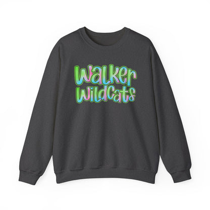 Walker Wildcats Crewneck Sweatshirt, Cozy Unisex Sweatshirt, Perfect Gift for Birthdays, Casual Wear, Wildcat Theme Apparel, Walker, La WHS, WJH
