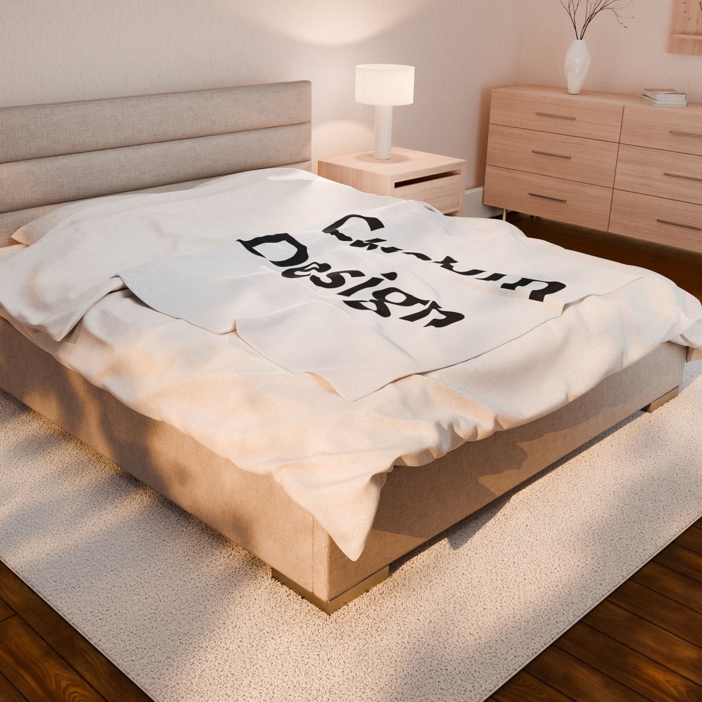 Personalized Custom Velveteen Plush Blanket, Cozy Throw, Dorm Gifts, Snuggly Home Decor, Christmas, Housewarming, Custom Design