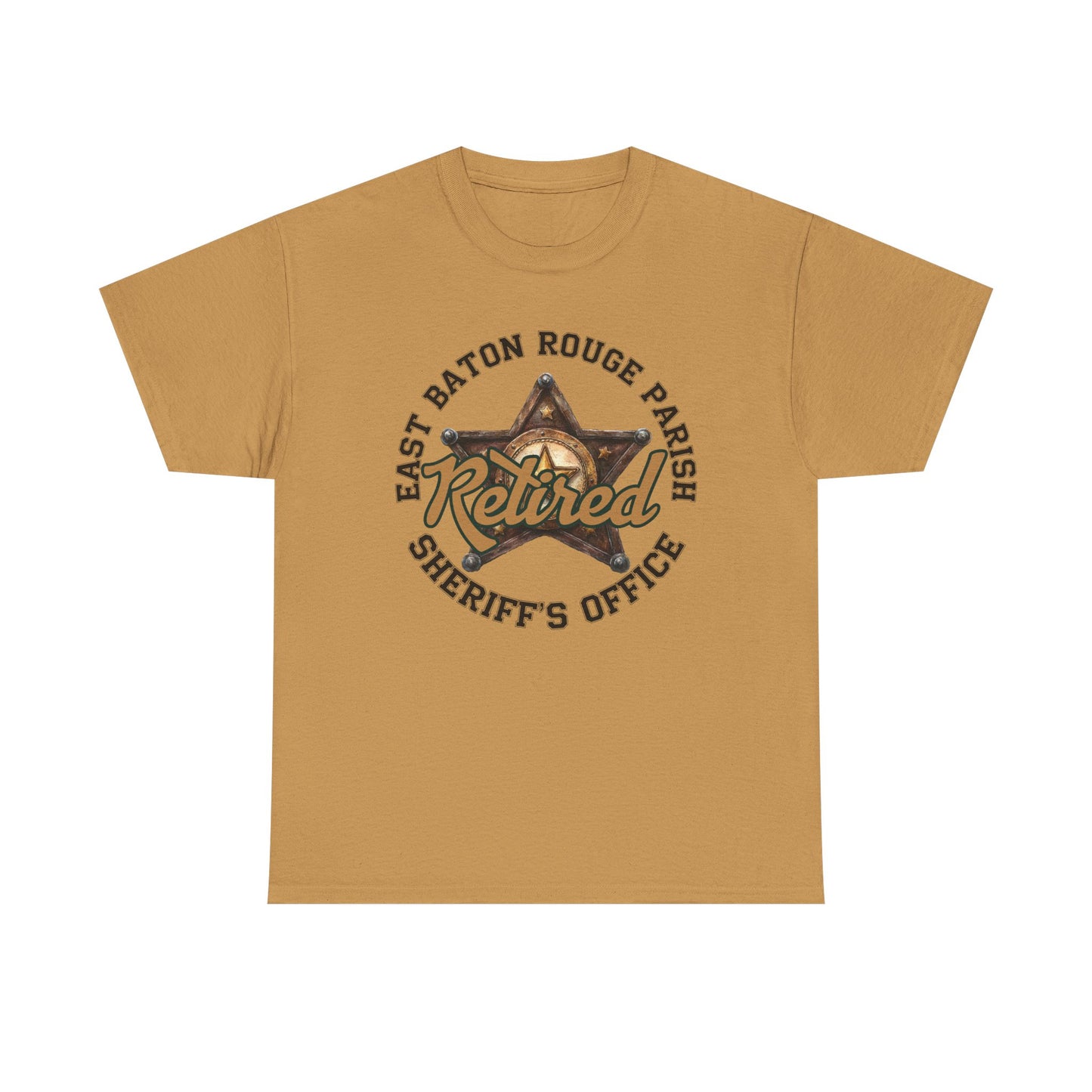 EBRSO Retired Sheriff Heavy Cotton Tee, Unisex Tee, Law Enforcement Gift, Retirement Celebration T-shirt