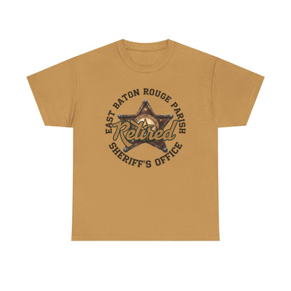 EBRSO Retired Sheriff Heavy Cotton Tee, Unisex Tee, Law Enforcement Gift, Retirement Celebration T-shirt