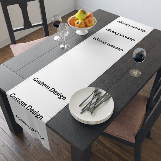 Personalized Custom Cotton Table Runner - Perfect for Weddings, Parties, Home Decor, Holidays, Special Occasions, Events, Showers