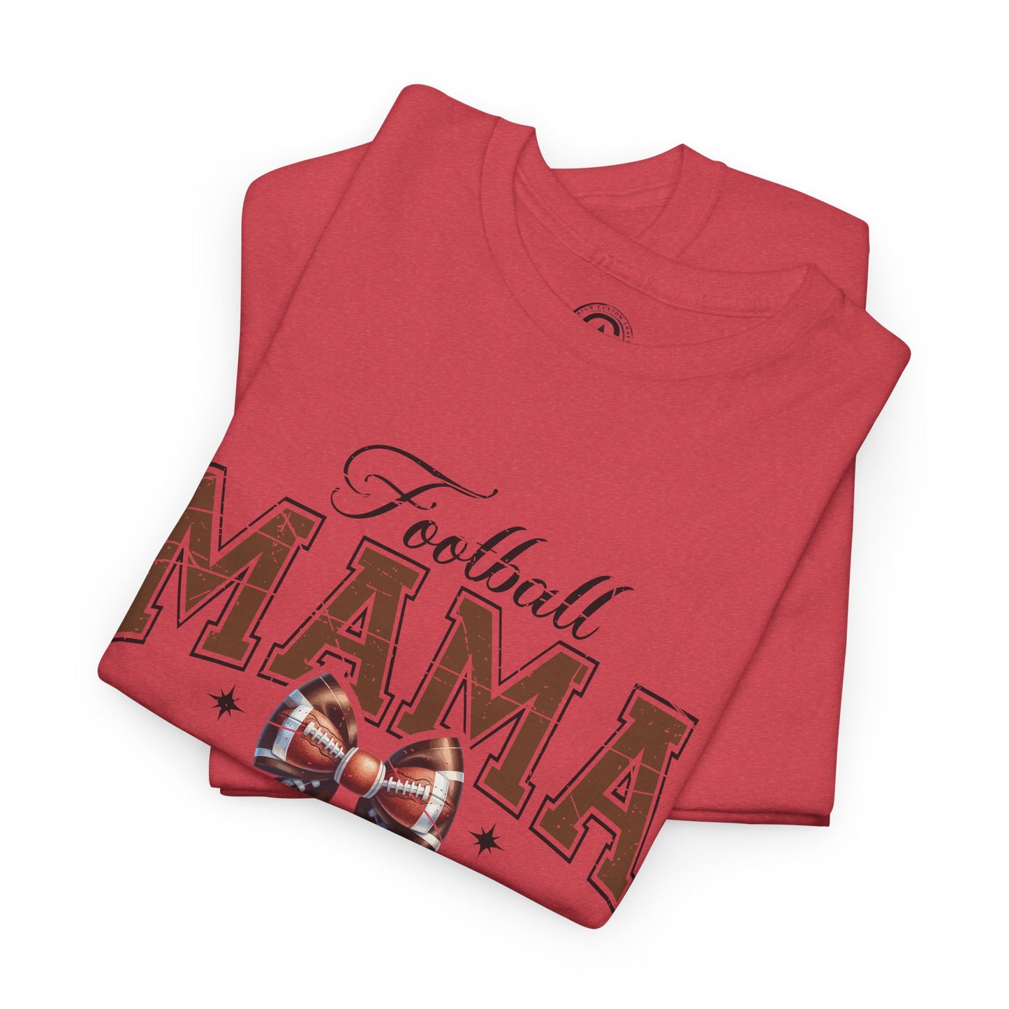 Football Mama Unisex Heavy Cotton Tee | Perfect for Game Day, Sports Events, Gifts for Moms, Casual Wear, Tailgate Parties