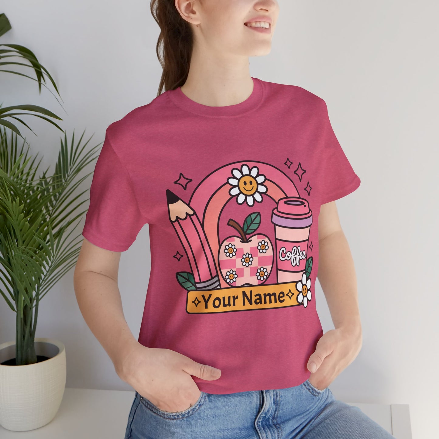 Personalized Teacher Tee, Gift for Educators, Back to School