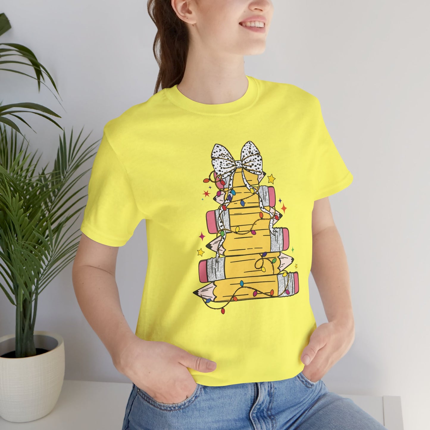 Teacher, Student, School, Pencil Christmas Tree, Educator