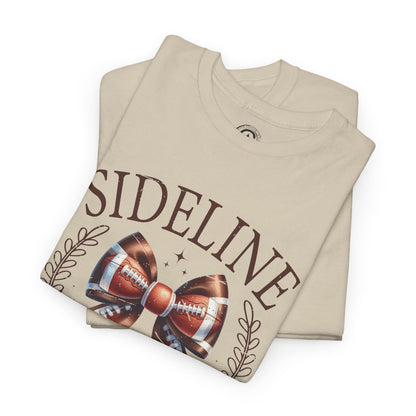 Sideline Social Club Tee, Unisex Heavy Cotton Shirt, Perfect for Game Days, Sports Fans, Casual Wear, Unique Gift Idea, Football