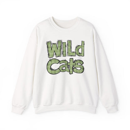 Wild Cats Crewneck Sweatshirt, Cozy Unisex Sweatshirt, Perfect Gift for Birthdays, Casual Wear, Wildcat Theme Apparel, Walker, La WHS, WJH