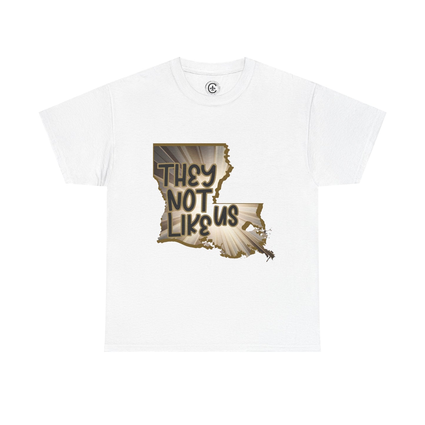 Louisiana Pride Unisex Heavy Cotton Tee | They Not Like Us, Southern Statement Shirt, Gift for Locals, Casual Wear, Streetwear