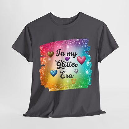 In My Glitter Era Tee - Unisex Heavy Cotton T-Shirt, Perfect for Celebrations, Pride Events, Birthday Gifts, Casual Wear, Colorful Fashion