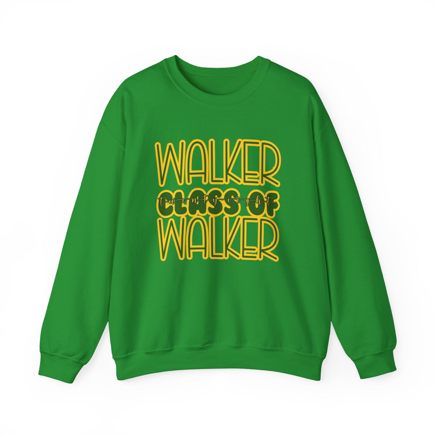 Copy of Class of 28 Crewneck Sweatshirt, Walker, Louisiana, Wildcats, Stacked Walker