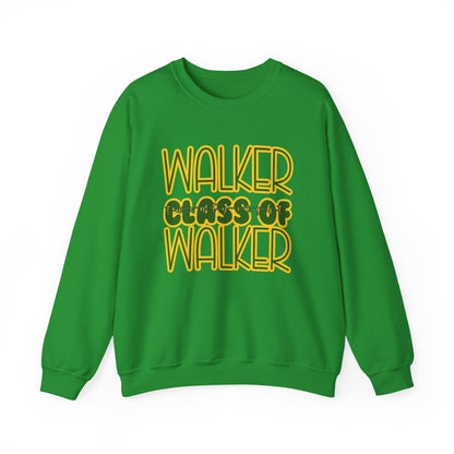 Copy of Class of 28 Crewneck Sweatshirt, Walker, Louisiana, Wildcats, Stacked Walker