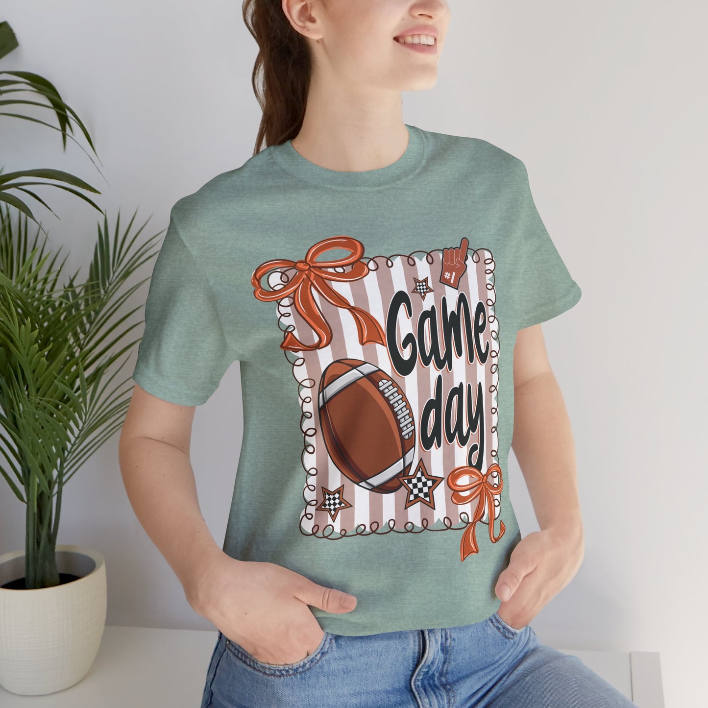 Game Day Unisex Jersey Tee - Perfect for Football Lovers, Sports Events, Tailgating, Casual Wear, Team Spirit