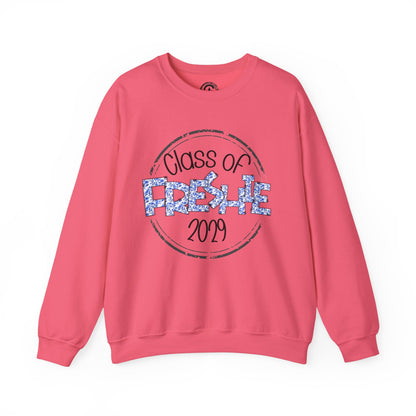 Class of 2029 Unisex Crewneck Sweatshirt, Freshman Gift, Class Sweatshirt, High School Apparel, Graduation Clothing, College Prep Fashion