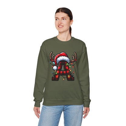 Festive Monogram A Christmas Sweatshirt, Cozy Holiday Crewneck, Personalized Gift for Him/Her, Perfect for Winter Celebrations, Family [...]