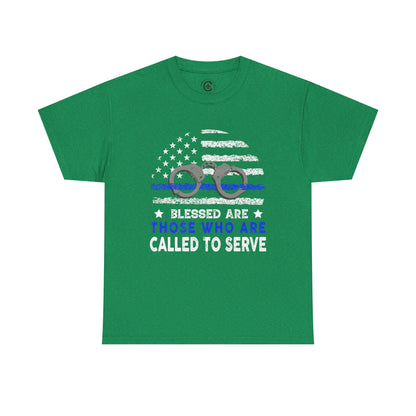 Blessed are those who are called to serve, first responder, Graphic Tee, T-Shirt, Unisex Humor Shirt, Gifts for Friends, Casual Wear, law enforcement