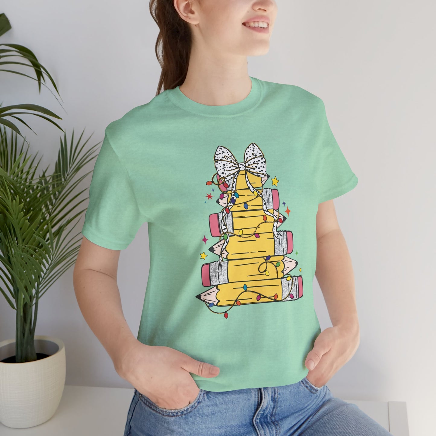 Teacher, Student, School, Pencil Christmas Tree, Educator