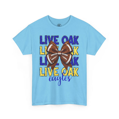 Live Oak Eagles Football Tee, Unisex Cotton Shirt, Sports Fan Apparel, Game Day Outfit, Team Spirit Clothing