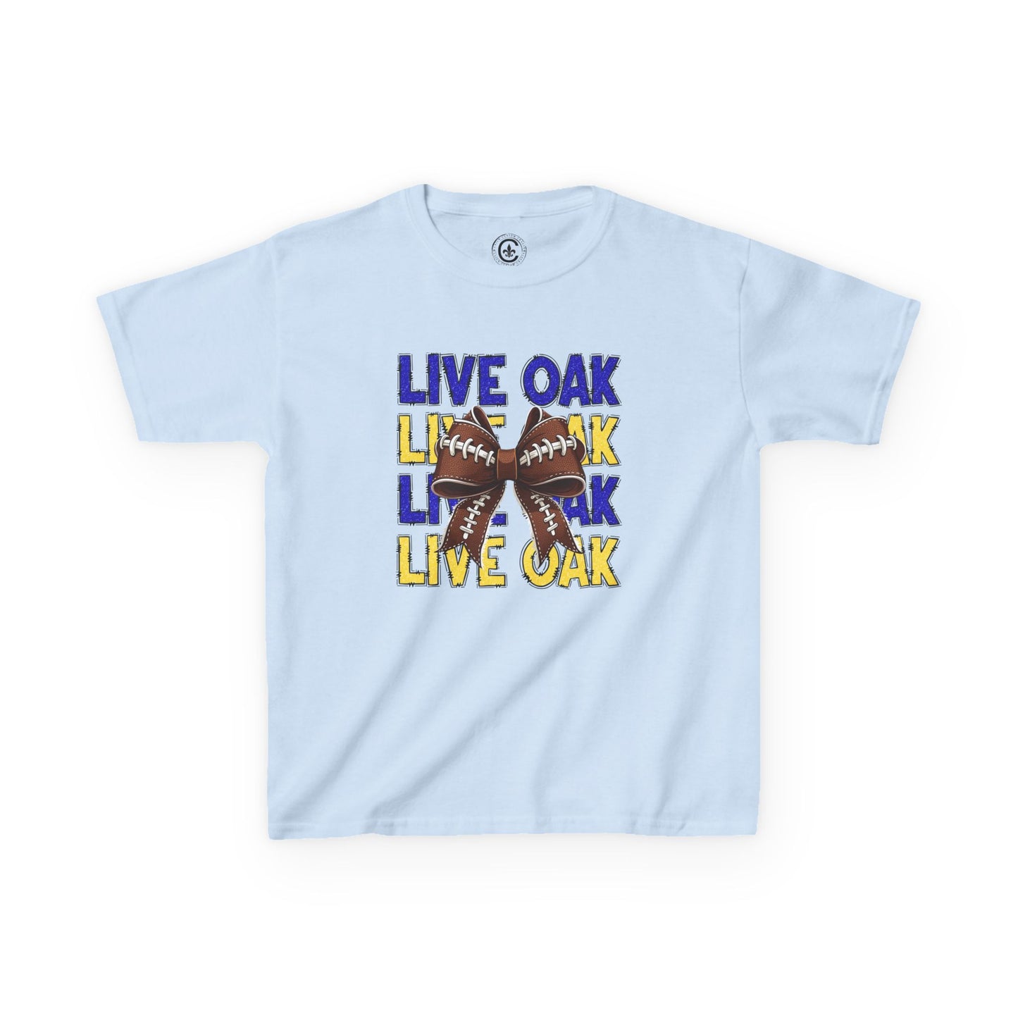 Live Oak Eagles Football Tee for Kids, Youth Sports Shirt, Fun Game Day Outfit, Birthday Gift, Team Spirit Apparel, Family Sportswear