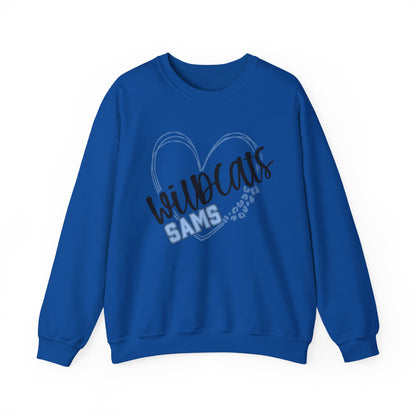 SAMS Wildcats Crewneck Sweatshirt with Heart Design, Comfortable Unisex Sweatshirt, Perfect Gift for School Spirit, Cozy Casual Wear, Great [...]