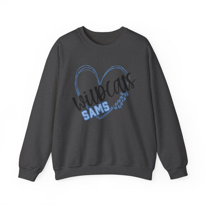 SAMS Wildcats Crewneck Sweatshirt with Heart Design, Comfortable Unisex Sweatshirt, Perfect Gift for School Spirit, Cozy Casual Wear, Great [...]