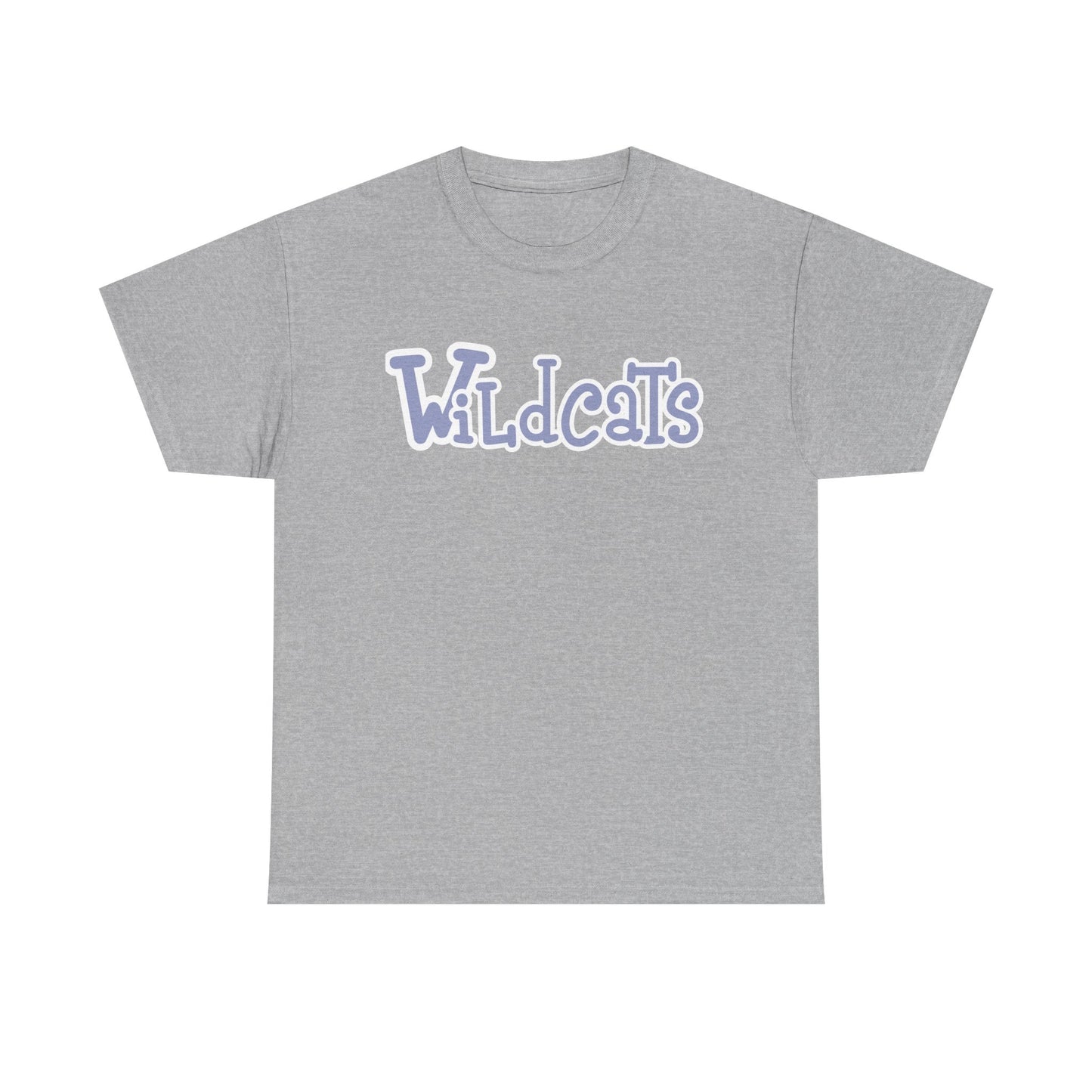 Blue Wildcats Unisex Tee, Cute Cotton Shirt, School Spirit Apparel