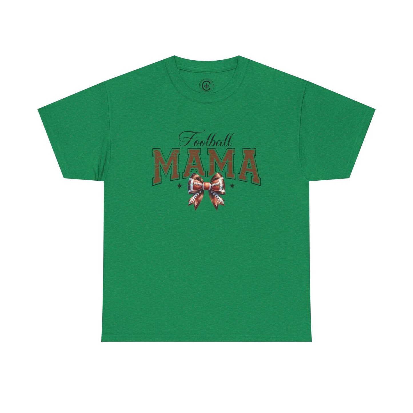Football Mama Unisex Heavy Cotton Tee | Perfect for Game Day, Sports Events, Gifts for Moms, Casual Wear, Tailgate Parties