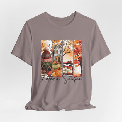 Autumn Vibes Unisex Tee - Cozy Fall Tee, Harvest Shirt