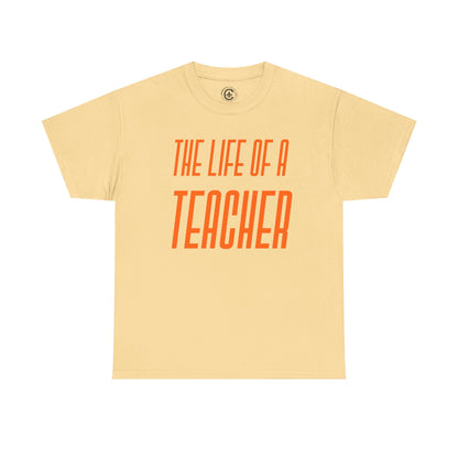 The life of a Teacher  Tee - Unisex Heavy Cotton T-Shirt, Music Teacher Gift, Music Lover Shirt, TS12 12 Swiftie