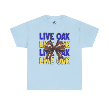 Live Oak Eagles Football Tee, Unisex Cotton Shirt, Sports Fan Apparel, Game Day Outfit, Team Spirit Clothing